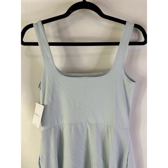 New Beyond Yoga Charmed Mini Dress Powder Blue - Picture 10 of 10